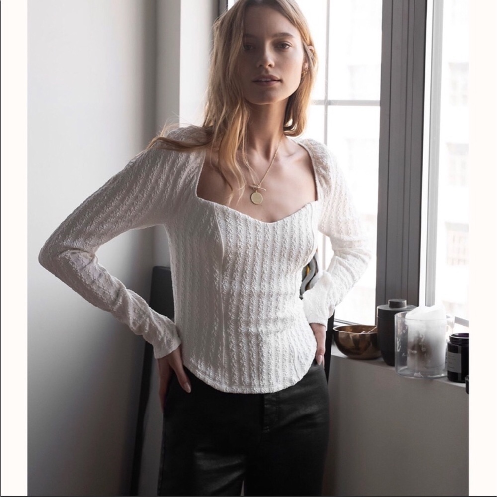 NWT FREE PEOPLE Brittany Top Size XS